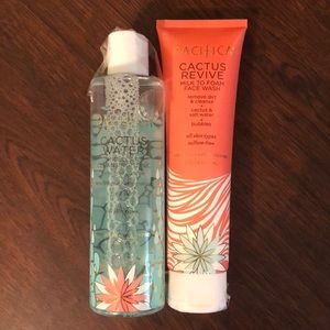Pacifica Beauty: Cactus Revive face wash and tonic